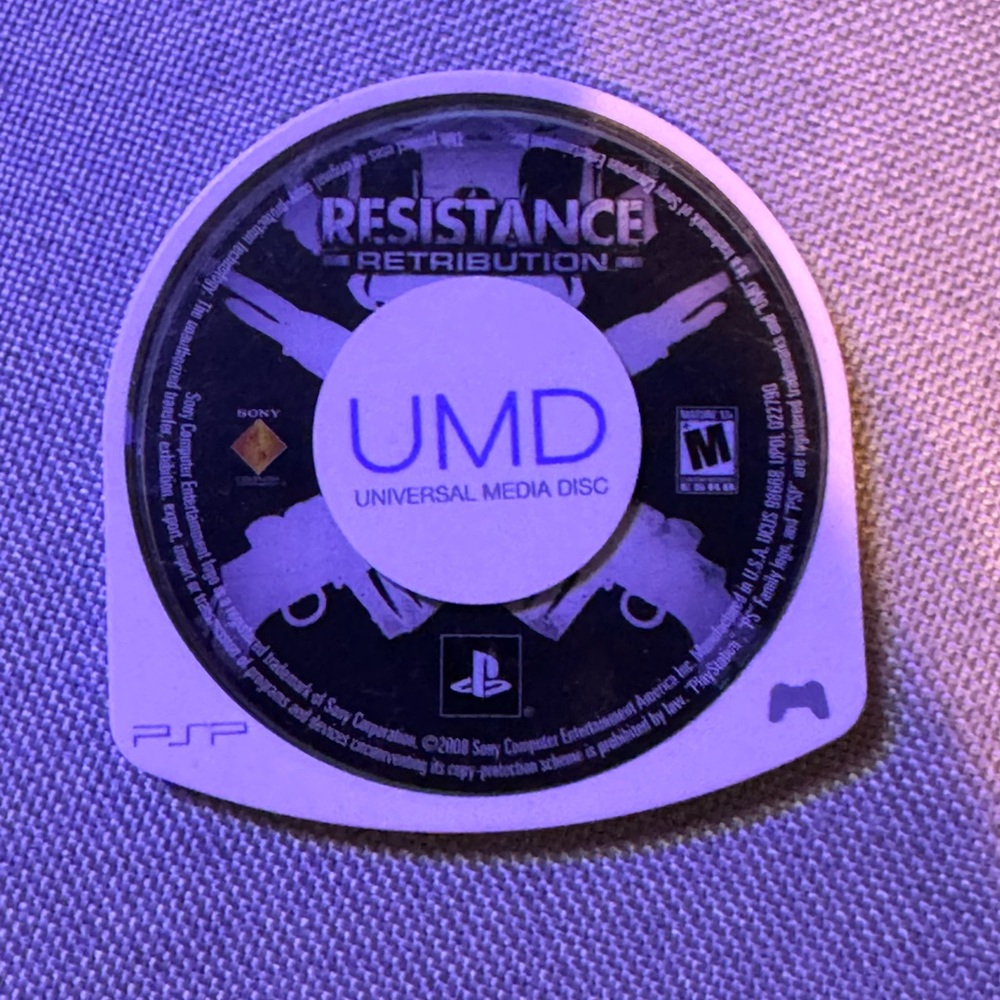PSP game Resistance retribution
